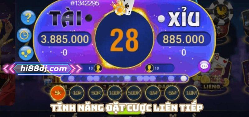 Cược mạnh tay khi “vào dây” trong cách chơi tài xỉu