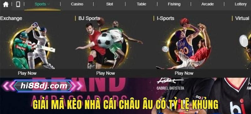 Giải mã kèo nhà cái châu Âu có tỷ lệ khủng